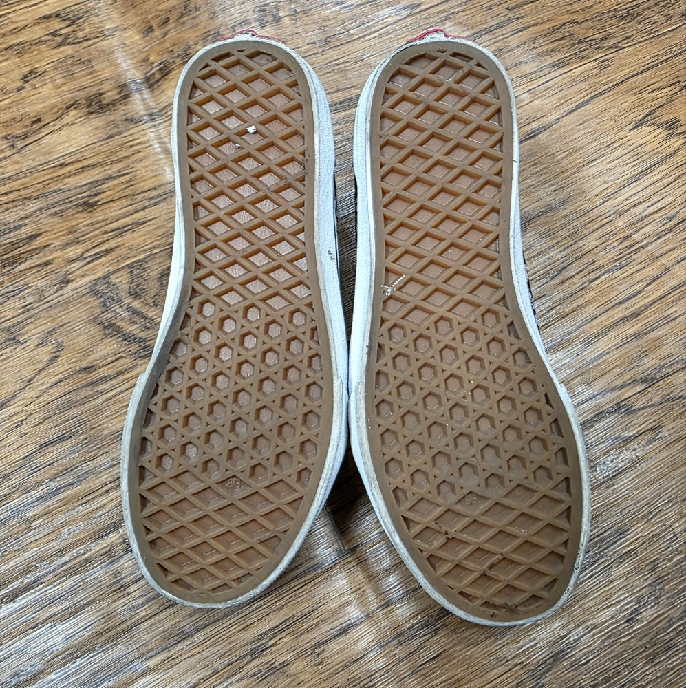 Vans Kids Black Floral Velcro Sneakers - Picture 2 of 4